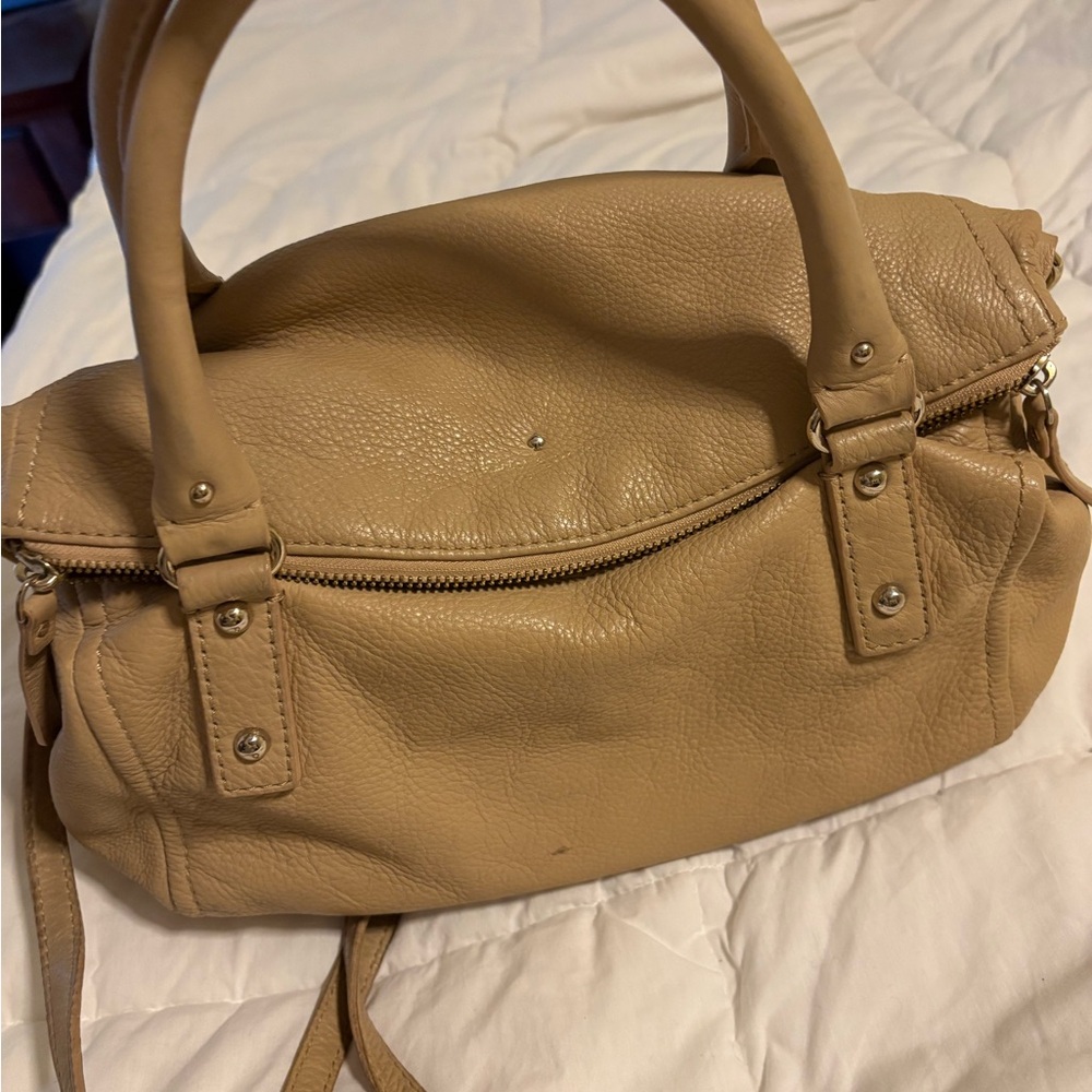 Kate Spade Tan Leather Satchel